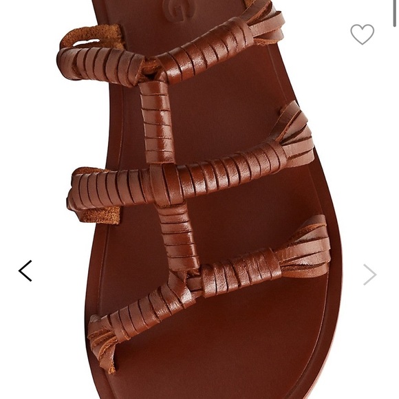 🌿 MNG Tan Leather Sandals - Picture 3 of 4